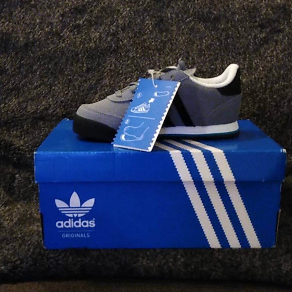 Boy's Gray Adidas